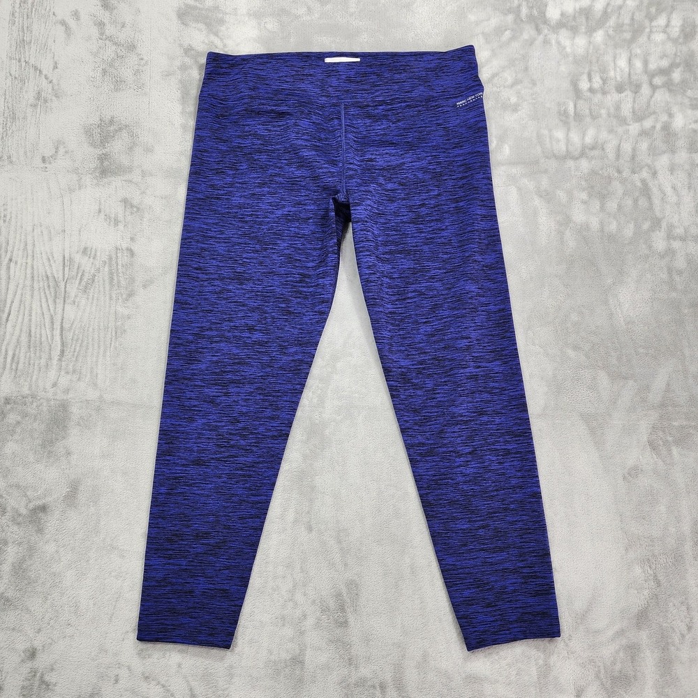 Marc New York Leggings Womens XL Blue Mid Rise Ankle Knit Performance Stretch
